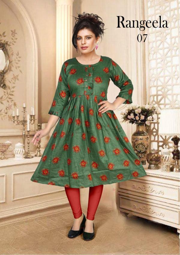 Moksha Rangeela Cambric Cotton Designer Kurti Collection